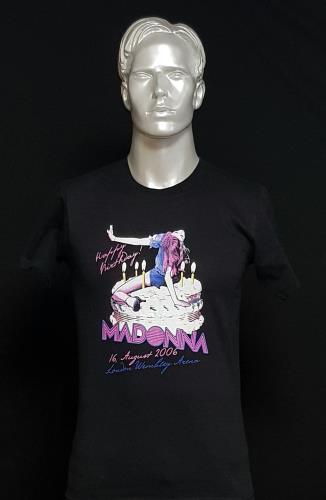 Madonna Confessions Tour - Wembley Only Birthday T-Shirt UK t